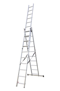 EMAC Aluminium Domestic Light Weight 10X3 Aluminium Ladders Anti Slip Folding Aluminium Ladder