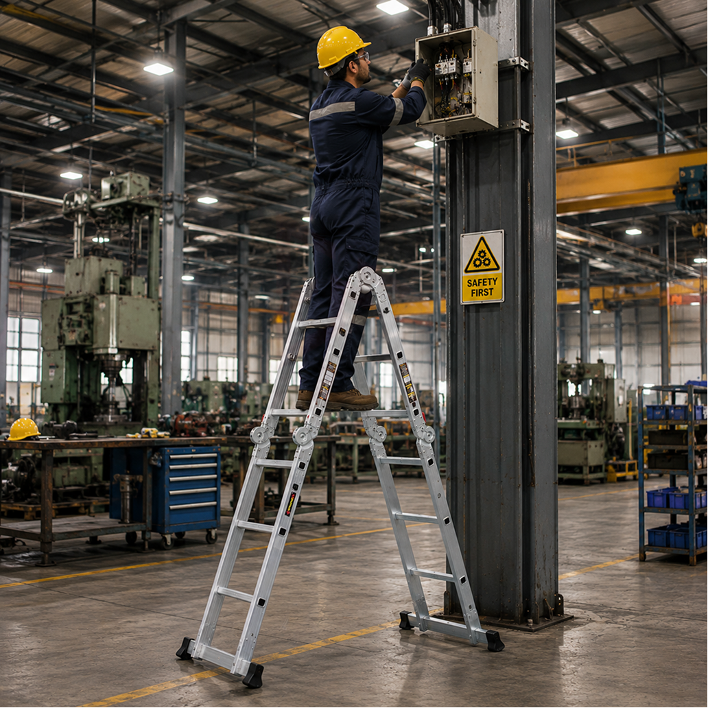 EMAC Aluminium Multipurpose (Industrial & Commercial) Aluminium Ladders