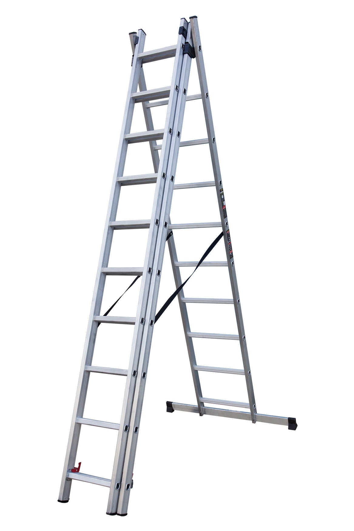 EMAC Aluminium Domestic Light Weight 10X3 Aluminium Ladders Anti Slip Folding Aluminium Ladder