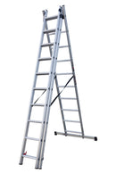 EMAC Aluminium Domestic Light Weight 10X3 Aluminium Ladders Anti Slip Folding Aluminium Ladder
