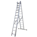 EMAC Aluminium Domestic Light Weight 12X3 Aluminium Ladders Anti Slip Folding Aluminium Ladder