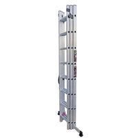 EMAC Aluminium Domestic Light Weight 8X3 Aluminium Ladders Anti Slip Folding Aluminium Ladder