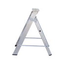 EMAC Aluminium Dual Purpose Light Weight 3-Step Aluminium Ladders Anti Slip Folding Aluminium Ladder
