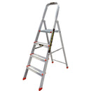 EMAC Aluminium Folding Ladder for Home, Shop & Office Use Slip Resistant Step Aluminium Ladder (With Platform)