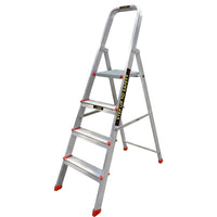 EMAC Aluminium Folding Ladder for Home, Shop & Office Use Slip Resistant Step Aluminium Ladder (With Platform)