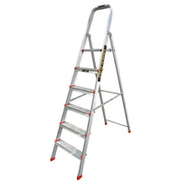 EMAC Aluminium Folding 7 Step Ladder for Home, Shop & Office Use Slip Resistant  (With Platform)