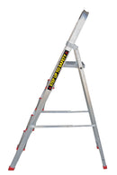 EMAC Aluminium Heavy-Duty 5 Steps Ladder for Home-5.18 Feet(158 CM) Anti Slip Folding Aluminium Ladder