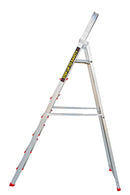EMAC Aluminium Heavy-Duty 7 Steps Ladder for Home-6.56 Feet(200 CM) Anti Slip Folding Aluminium Ladder (With Platform)