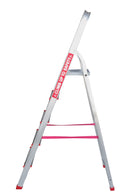 EMAC Aluminium Domestic Light Weight 5-Step Aluminium Ladders Anti Slip Folding Aluminium Ladder