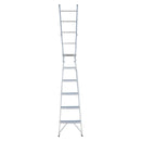 EMAC Aluminium Dual Purpose Light Weight 6-Step Aluminium Ladders Anti Slip Folding Aluminium Ladder