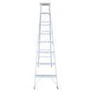 EMAC Aluminium Dual Purpose Light Weight 8-Step Aluminium Ladders Anti Slip Folding Aluminium Ladder
