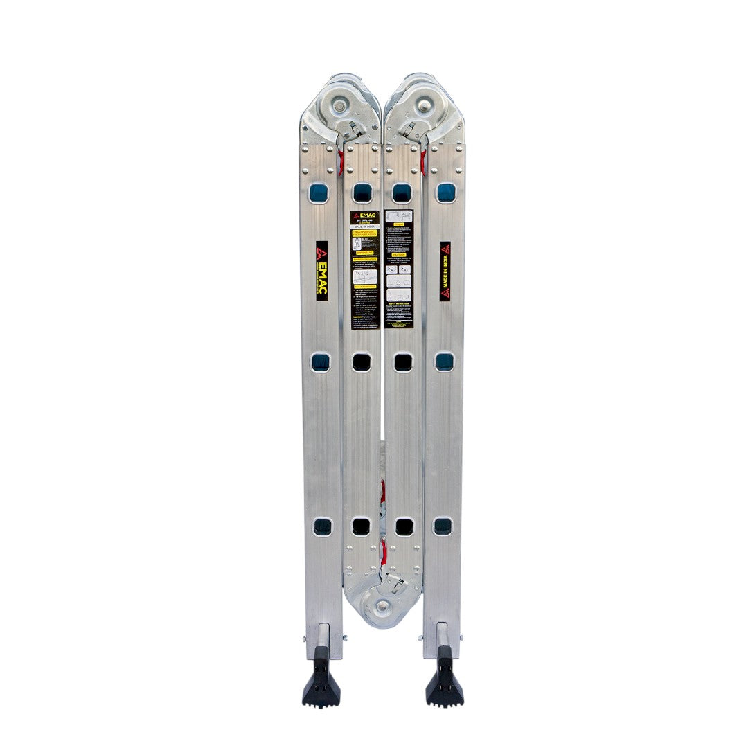 EMAC Aluminium Multipurpose (Industrial & Commercial) 3X4 Folding Aluminium Ladders