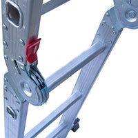 EMAC Folding Multipurpose House Hold Industrial Multi Utility Aluminium 5X4 Step Self Supported Platform Ladder