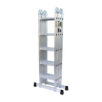 EMAC Folding Multipurpose House Hold Industrial Multi Utility Aluminium 5X4 Step Self Supported Platform Ladder