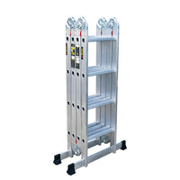 EMAC Folding Multipurpose House Hold Industrial Multi Utility Aluminium 4X4 Step Self Supported Platform Ladder (Copy)