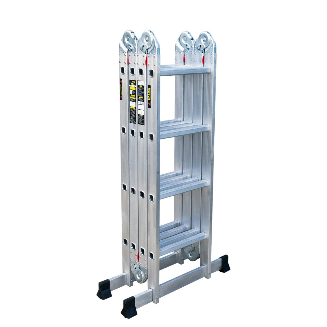 EMAC Aluminium Multipurpose (Industrial & Commercial) 4X4 Folding Aluminium Ladders