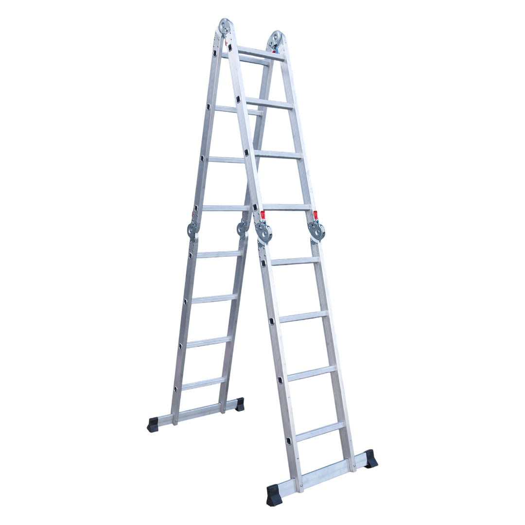 EMAC Folding Multipurpose House Hold Industrial Multi Utility Aluminium 4X4 Step Self Supported Platform Ladder (Copy)