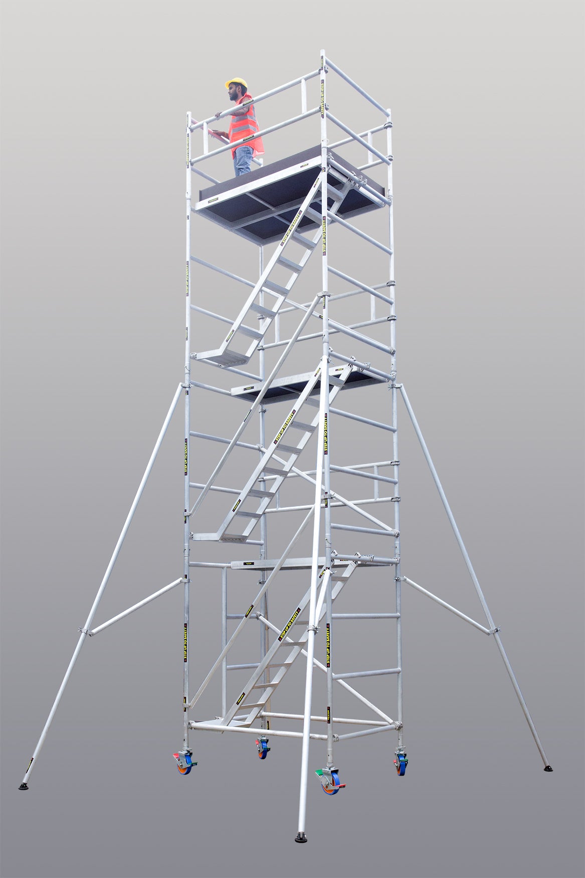 Aluminium Mobile Scaffold Tower for Construction | EMAC India