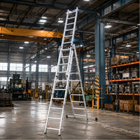 EMAC Aluminium Domestic Light Weight Anti Slip Folding Aluminium Ladder