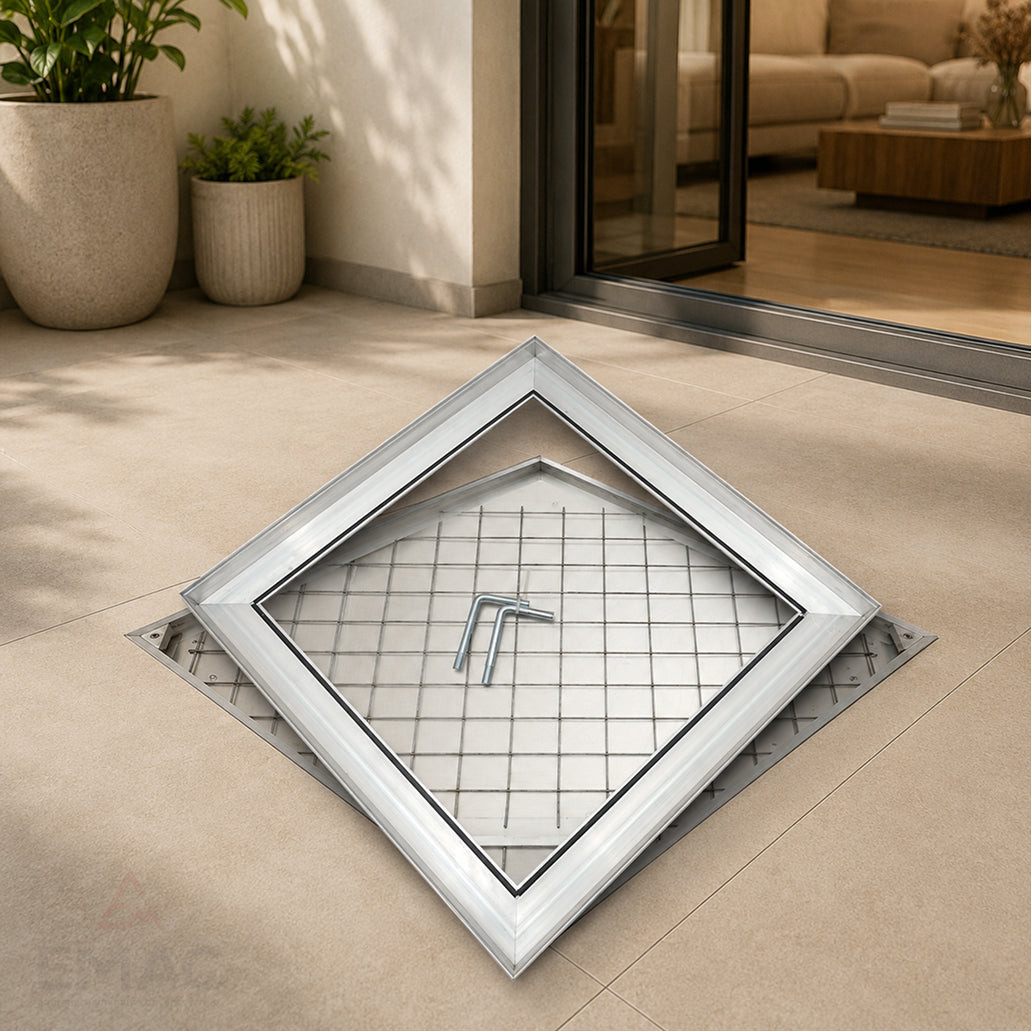 EMAC Aluminium Recessed Manhole Cover