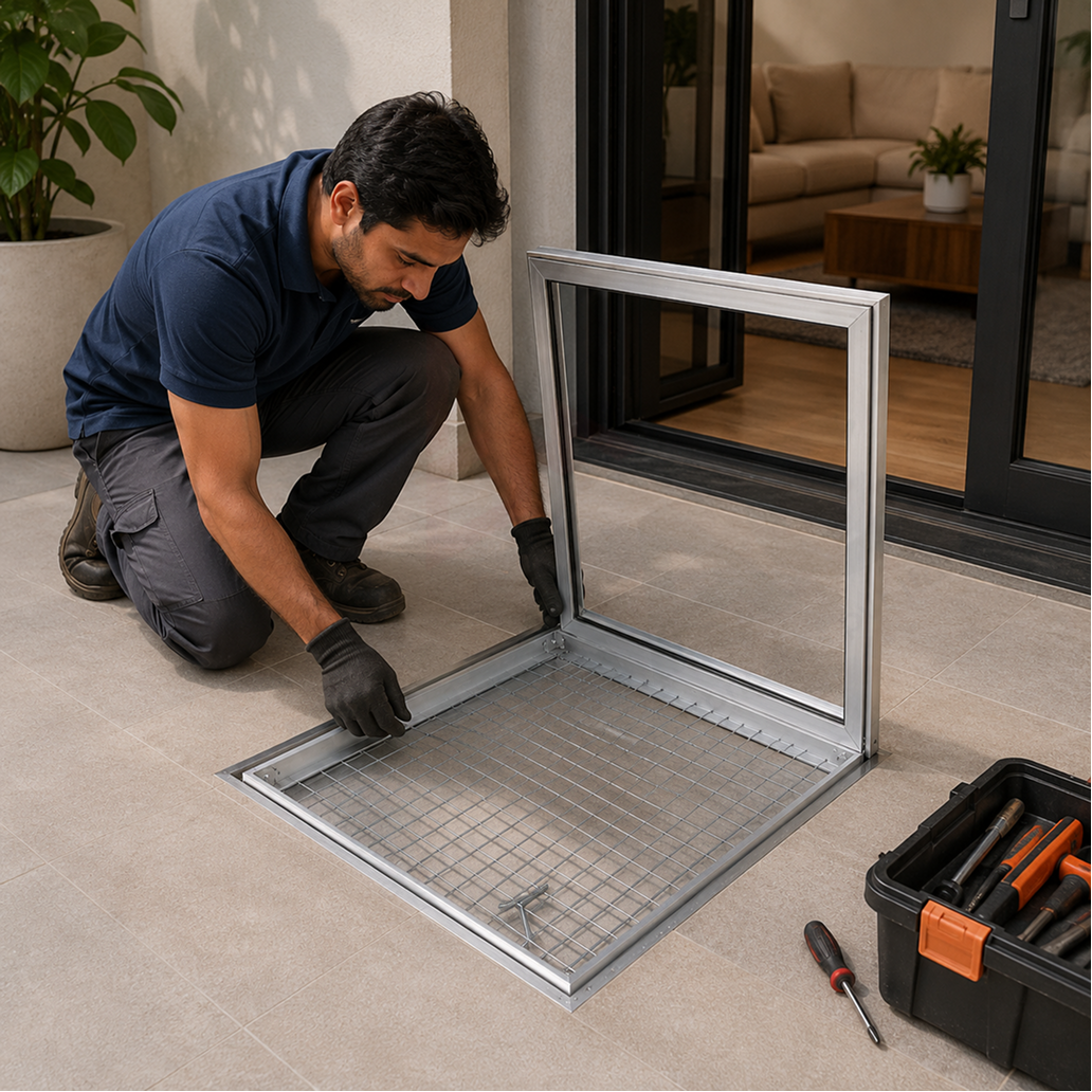 EMAC Aluminium Recessed Manhole Cover