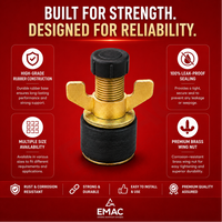 EMAC Heavy Duty Drainage Test Plug for Pipe Leak Testing | Plumbing & Sewer Pipeline Testing Plug