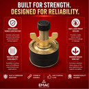 EMAC Heavy Duty Drainage Test Plug for Pipe Leak Testing | Plumbing & Sewer Pipeline Testing Plug