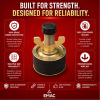 EMAC Heavy Duty Drainage Test Plug for Pipe Leak Testing | Plumbing & Sewer Pipeline Testing Plug