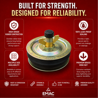 EMAC Heavy Duty Drainage Test Plug for Pipe Leak Testing | Plumbing & Sewer Pipeline Testing Plug