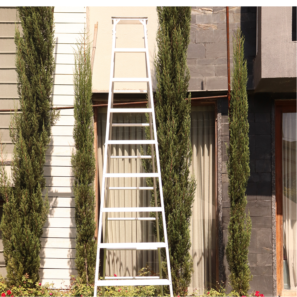 EMAC Aluminium Dual Purpose Light Weight Anti Slip Folding Aluminium Ladder