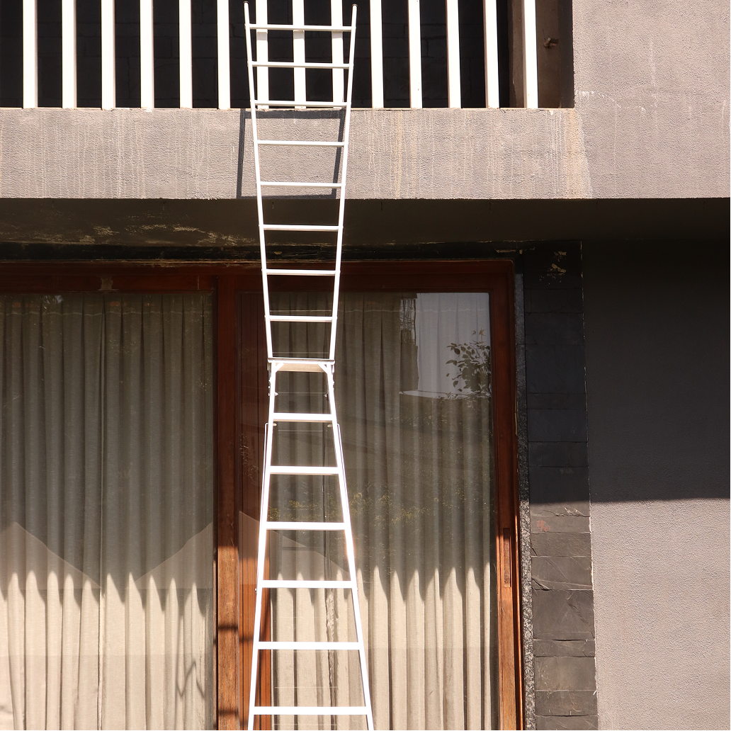 EMAC Aluminium Dual Purpose Light Weight Anti Slip Folding Aluminium Ladder