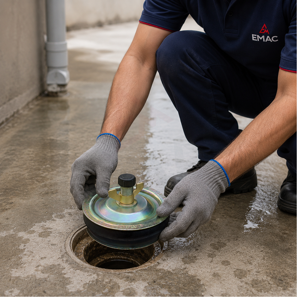 EMAC Heavy Duty Drainage Test Plug for Pipe Leak Testing | Plumbing & Sewer Pipeline Testing Plug