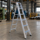 EMAC Aluminium Dual Purpose Light Weight Anti Slip Folding Aluminium Ladder
