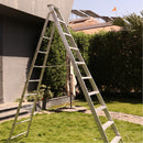 EMAC Aluminium Dual Purpose Light Weight Anti Slip Folding Aluminium Ladder