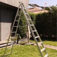 EMAC Aluminium Dual Purpose Light Weight Anti Slip Folding Aluminium Ladder