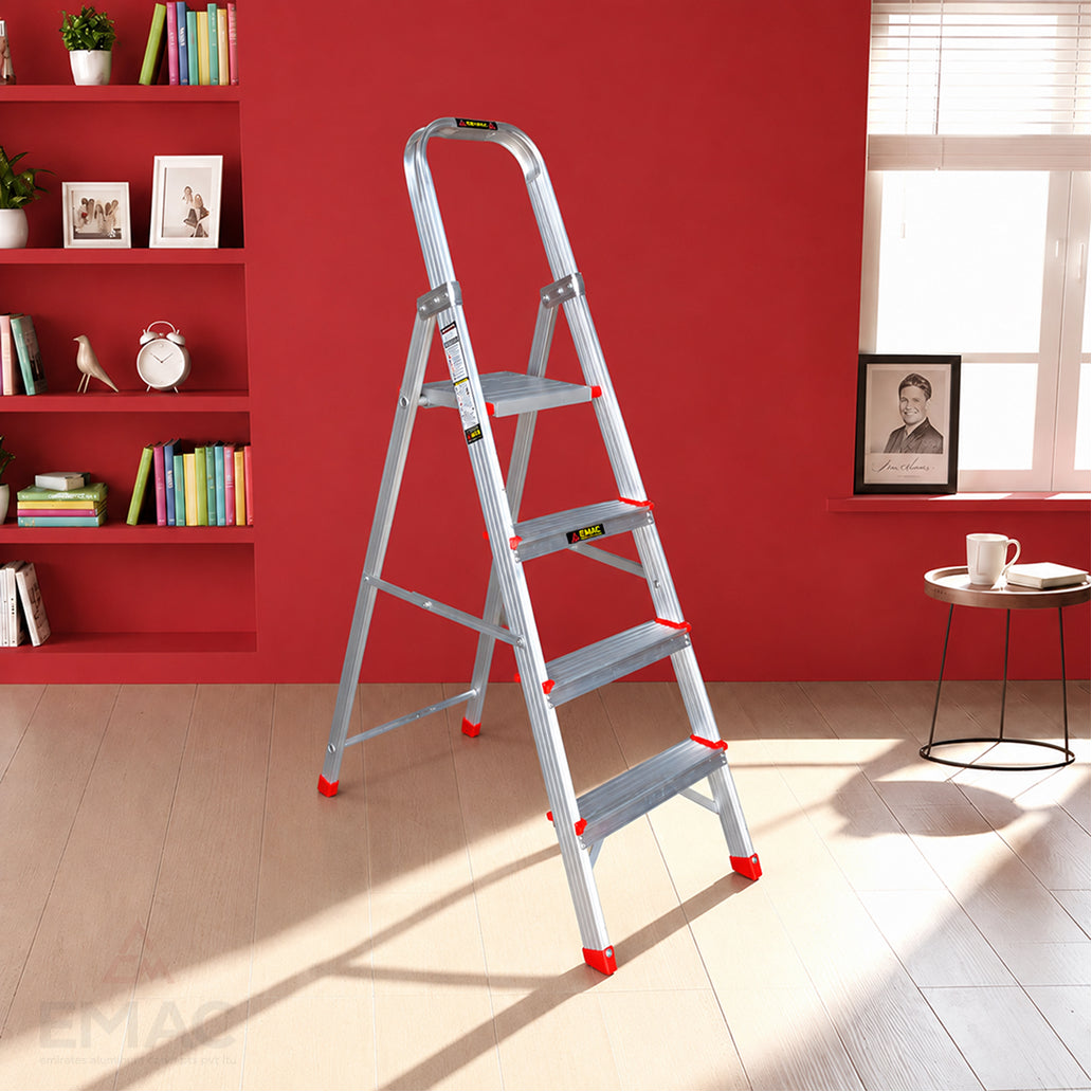 EMAC ECL Aluminium Domestic Light Weight Anti Slip Folding Aluminium Ladder