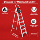 EMAC ECL Aluminium Domestic Light Weight Anti Slip Folding Aluminium Ladder