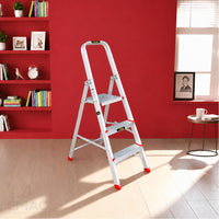 EMAC ECL Aluminium Domestic Light Weight Anti Slip Folding Aluminium Ladder