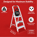 EMAC ECL Aluminium Domestic Light Weight Anti Slip Folding Aluminium Ladder