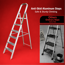 EMAC ECL Aluminium Domestic Light Weight Anti Slip Folding Aluminium Ladder