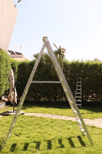 EMAC Aluminium Dual Purpose Light Weight 10-Step Aluminium Ladders Anti Slip Folding Aluminium Ladder