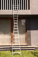 EMAC Aluminium Dual Purpose Light Weight 10-Step Aluminium Ladders Anti Slip Folding Aluminium Ladder