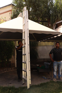 EMAC Aluminium Dual Purpose Light Weight 10-Step Aluminium Ladders Anti Slip Folding Aluminium Ladder