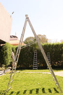 EMAC Aluminium Dual Purpose Light Weight 12-Step Aluminium Ladders Anti Slip Folding Aluminium Ladder