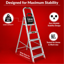 EMAC ECL Aluminium Domestic Light Weight Anti Slip Folding Aluminium Ladder